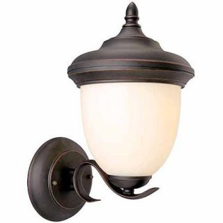 Design House 517680 Trevie Outdoor Uplight, 8" x 14", Oil Rubbed Bronze Finish