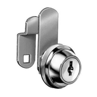 COMPX NATIONAL C8051 KD 14A Disc Cam Lock,Nickel,Key Different