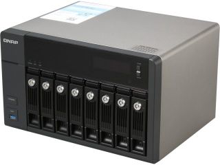 QNAP TS 853 Pro 8 Bay Pro Grade NAS with Intel 2.0GHz Quad Core CPU and Media Transcoding, Virtual Station