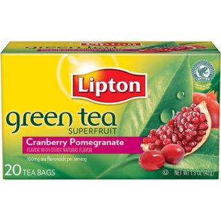 Lipton Cranberry Pomegranate Green Tea, 20 ct