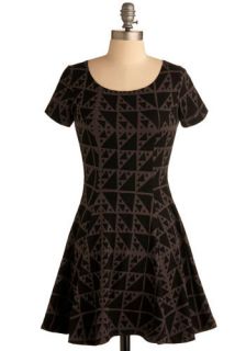 Fabulous Fractal Dress  Mod Retro Vintage Printed Dresses
