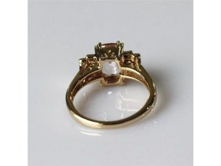 Unique 6X8mm Cushion Cut Fancy Pink Morganite Ring Morganite Engagement Ring Wedding Bridal Ring