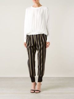 Lanvin Striped Haren Trousers