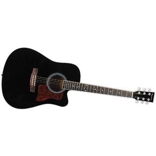 Spectrum Musical  AIL 128 Full Size Black Cutaway Acoustic Guitar