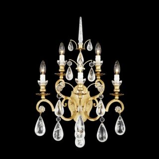 Versailles Rock Crystal Five Light Wall Sconce