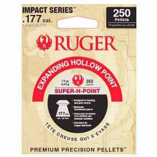 Ruger Impact Hollow Point .177 Pellets, 250 Count