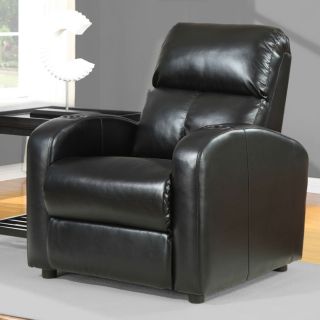 Tracy Black Bonded Leather Recliner  ™ Shopping   Big