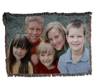 Photo to Throw 60x80 Personalized Colored Tapestry Throw —