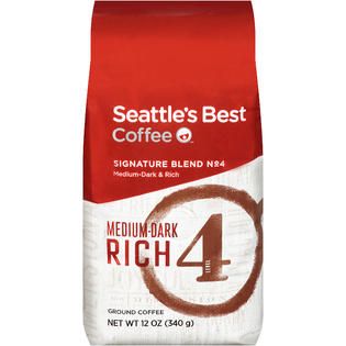 Seattles Best Signature Blend No. 4 Medium Dark/Rich Ground Coffee 12