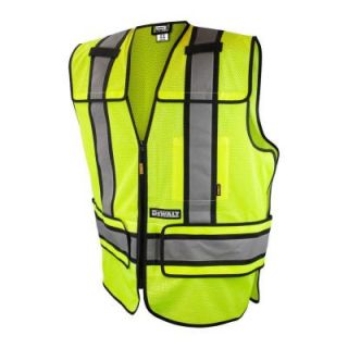 DEWALT Small/Large High Visibility Green Adjustable Breakaway Vest DSV421 S/L