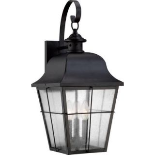 Home Decorators Collection Millhouse 3 Light Mystic Black Outdoor Wall Lantern 5075220210