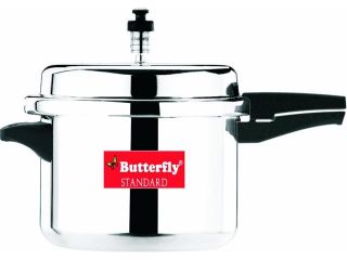 Butterfly Standard Plus Aluminum Pressure Cooker, 12 Liter