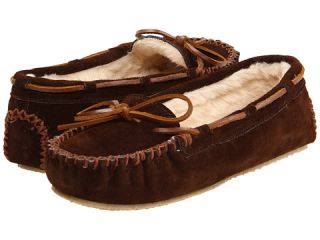 Minnetonka Cally Slipper Chocolate Suede