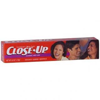 Close Up Anticavity Fluoride Toothpaste, Classic Red Gel, 6 oz (170 g)