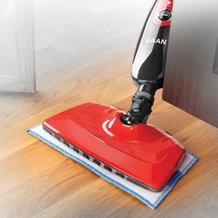 Haan  Agile Sanitizing Steam Mop, Red (Model SI 40)