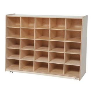 Wood Designs Tip Me Not Healthy Kids Storage 25 Compartment Cubby
