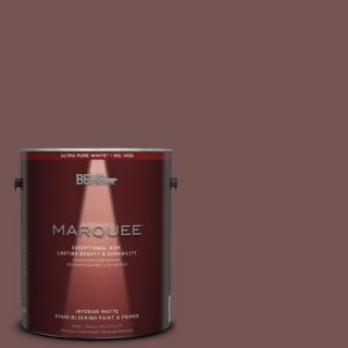 BEHR MARQUEE 1 gal. #MQ1 53 Rosy Sandstone One Coat Hide Matte Interior Paint 145301