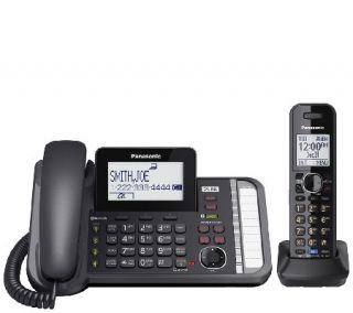 Panasonic Two Line Telephone System with One Handset —