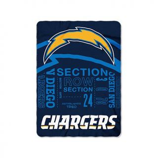 Officially Licensed NFL 66" x 90" Polar Fleece Throw by Northwest   Chargers   7767236