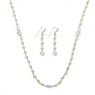 Deb Guyot Designs Herkimer "Diamond" Quartz and Gemstone 45" Necklace with Earr   7792727