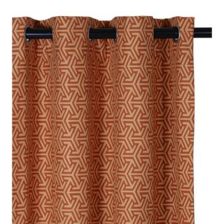 Mondrian Drapery Rod Pocket Single Curtain Panel by Eastern Accents