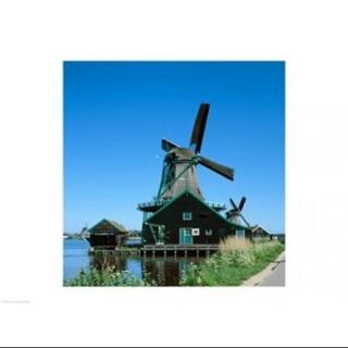 Windmill, Zaanse Schans, Netherlands Poster Print (24 x 18)