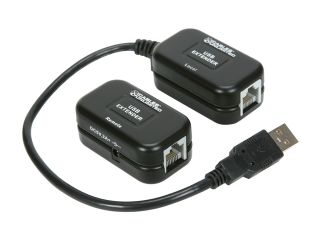 CABLES UNLIMITED USB 1375 60M USB Over Cat5e Extender with Power Supply