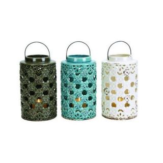 Woodland Imports Ceramic Lantern (Set of 3)