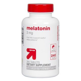 up & up™ Melatonin 3 mg Tablets   240 Count