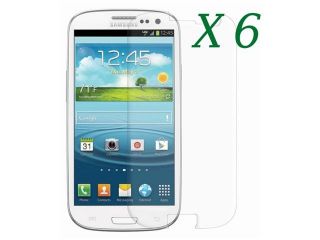 6pcs Anti Glare LCD Screen Protector Guard For Samsung Galaxy SIII S3 i9300