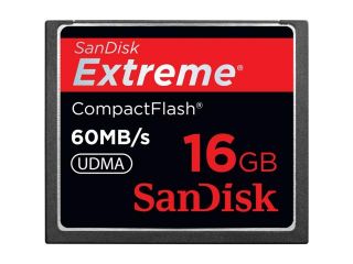 SanDisk Extreme 64 GB CompactFlash (CF) Card   1 Card