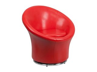 Flash Furniture Red Leather Swivel Reception Chair [ZB 3975 RED GG]