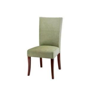 Safavieh Brewster Birchwood Cotton Poly Side Chair in Sage (Set of 2) MCR4506A SET2
