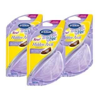 Dr Scholls Hidden Arch Supports for Her   3 Pack