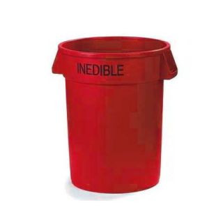 Carlisle 341020INE05 20 gallon Commercial Trash Can   Plastic, Round, Food Rated