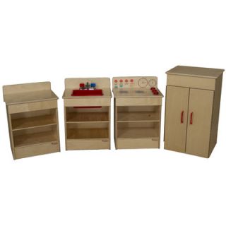 Wood Designs 4 Piece Tot Kitchen Appliance Set