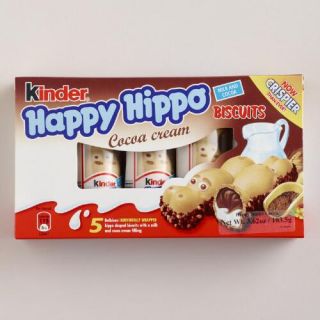 Kinder Happy Hippo Cocoa Biscuits, Set of 5