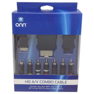 Universal HD/AV Combo Component/Composite Cable with 7 Tips