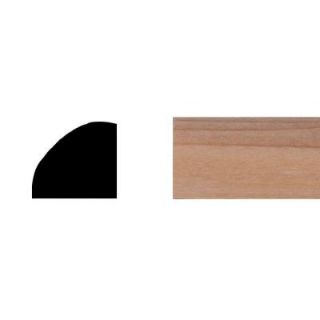 Builder's Choice WM 108 1/2 in. x 1/2 in. Hemlock Wood Quarter Round Moulding H 320216