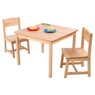 KidKraft Aspen Kids 3 Piece Table & Chair Set