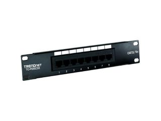 TRENDnet 24 Port Cat6 Unshielded Wallmount or Rackmount Patch Panel, TC P24C6