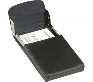 Royce Leather Vertical Framed Card Case 423 5   Black