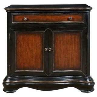 Dunn Accent Hall Chest with Two Doors And One Drawer   Dark Tobacco