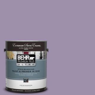 BEHR Premium Plus Ultra 1 gal. #S100 4 Ancestry Violet Satin Enamel Exterior Paint 985401