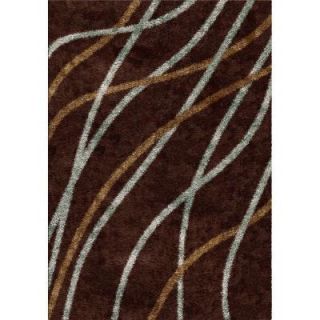 Orian Rugs Liberty Chocolate 5 ft. 3 in. x 7 ft. 6 in. Indoor Area Rug 283990