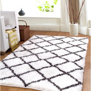 Affinity Home Collection Hand Woven White Area Rug