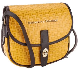 Dooney & Bourke Woven Embossed Leather Field Bag —
