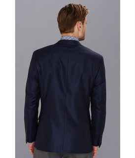 Moods Of Norway Classic Fit Rune Tonning Blue Silk Suit Jacket Blue