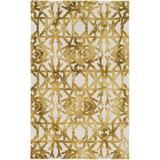 Organic Avery Hand Tufted Gold/Off White Area Rug by Artistic Weavers