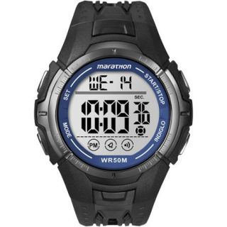 Marathon by Timex Men's Digital Full Size Watch, Black Resin Strap